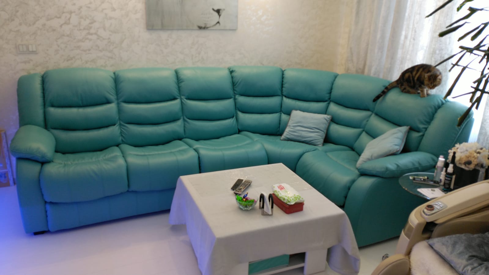 Перетяжка дивана на дому. Хамовники